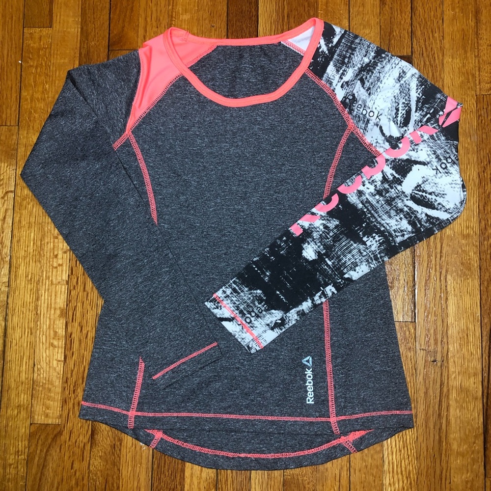 Girl’s Reebok DriFit Long Sleeve Shirt Size 7-8